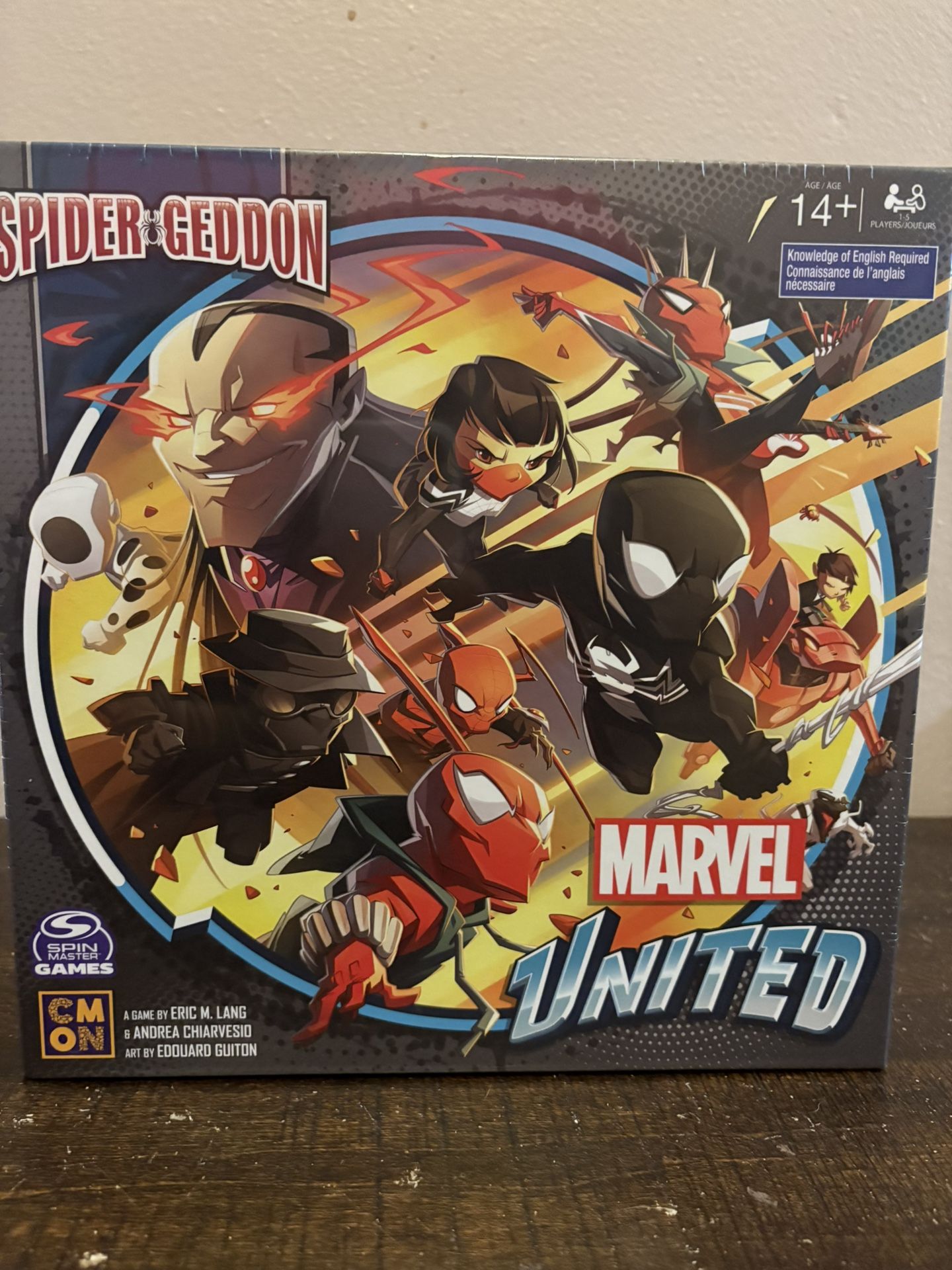 Marvel United Spider Geddon Board Game New Sealed
