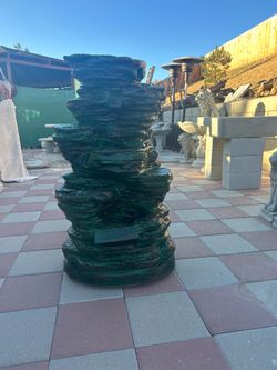 New fountain made out of cement