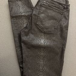 Bebe Snake Print Jeans 29”x 30”