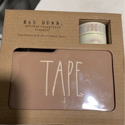 Rae Dunn Tape Dispenser And Washi Tape 