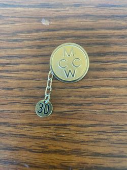 M C C W 30yr Service Reward Pin German