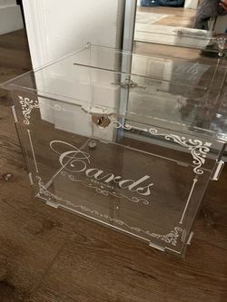 Acrylic Gift Card Box