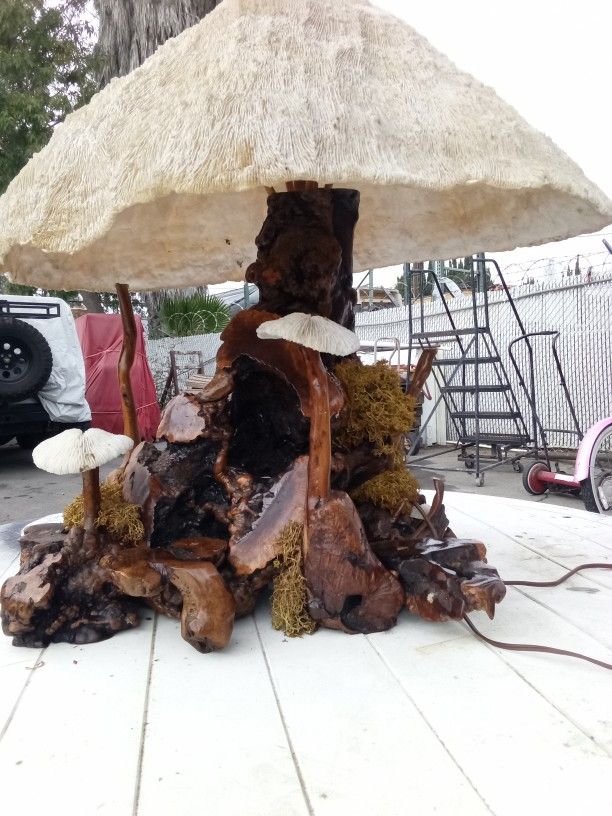 Mushroom Coral Lamp 1970s