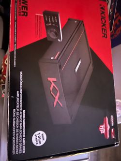 Kicker KX Mono Subwoofer Amplifier