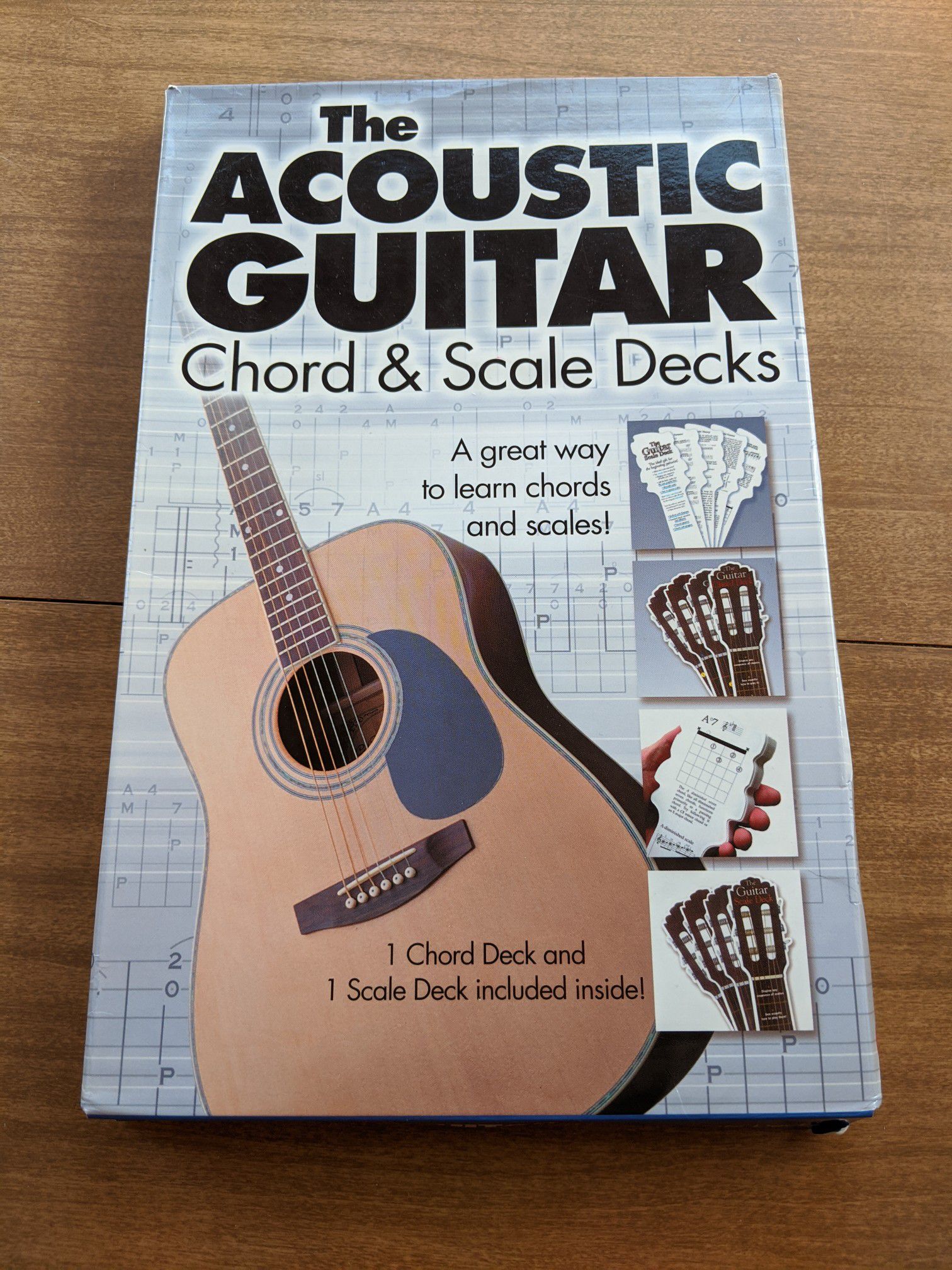 Acoustic Guitar chord and scale decks