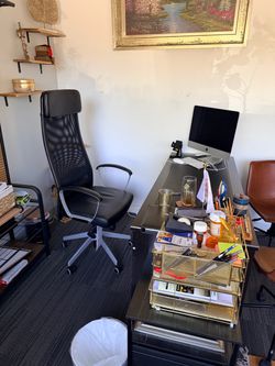 Desk with chair