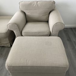 Sofa Chair And Ottoman