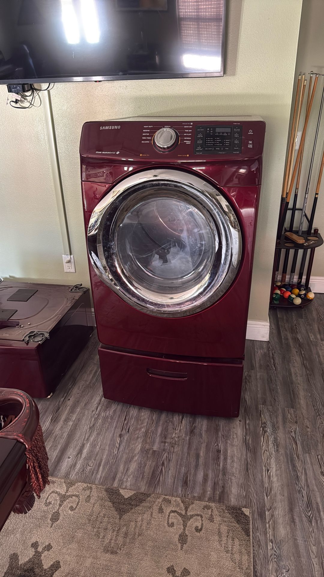 Samsung Dryer With Pedestals