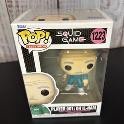 Funko Pop television Squid Game 1223 Player 001: Oh Il-Nam