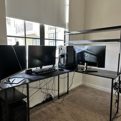 Modern L-Shaped Desk | Minimalist 
