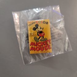 Walt Disney Mickey Mouse Pin New Technicolor