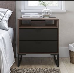 New Nightstand In Box - Dark Brown/Black