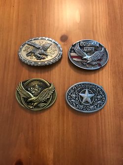 A Set of four new very attractive Ornamental Belt Buckle!