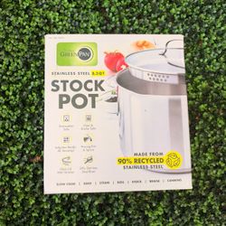 GreenPan Stainless Steel 8.3 Qt Stock Pot $18