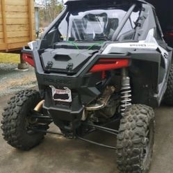 2X GREY 2022 POLARIS RZR PLATE MOUNTS