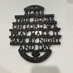 Bless This Home Metal Home Decor