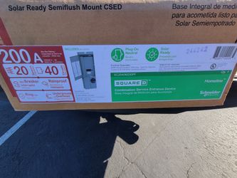 200 AMPS 225 BB MAIN SERVICE PANEL SOLAR READY