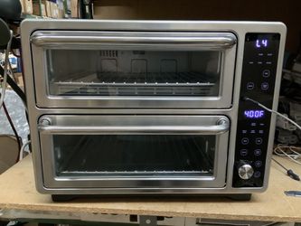 bella PRO - DoubleUp Oven with Probe Thermometer - Stainless Steel #913