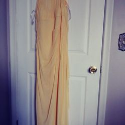 Long Yellow Dress For Any Occasion.
