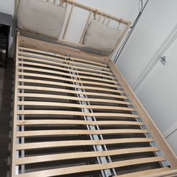 IKEA Queen size bed frame with LURÖY slats