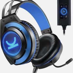 Commander CM7000 Gaming Headset Bluetooth Over Ear with Microphone Red - VANKYO