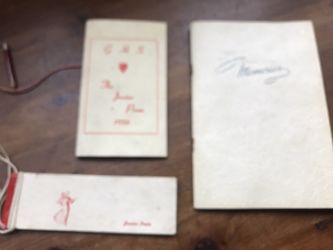 Vintage high school autograph