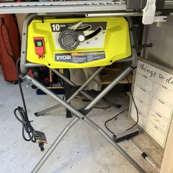 Table Saw On Stand