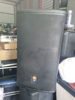 JBL Prx515 15" 2-way Active Speakers Pair With Stands And Cables
