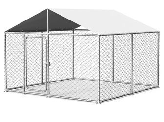 New In box dog cage with roof