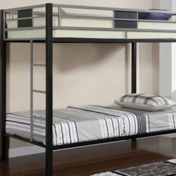 🔥BUNK BED WITH MATTRESS INCLUDED 🔥DELIVERY AVAILABLE FOR $40🔥