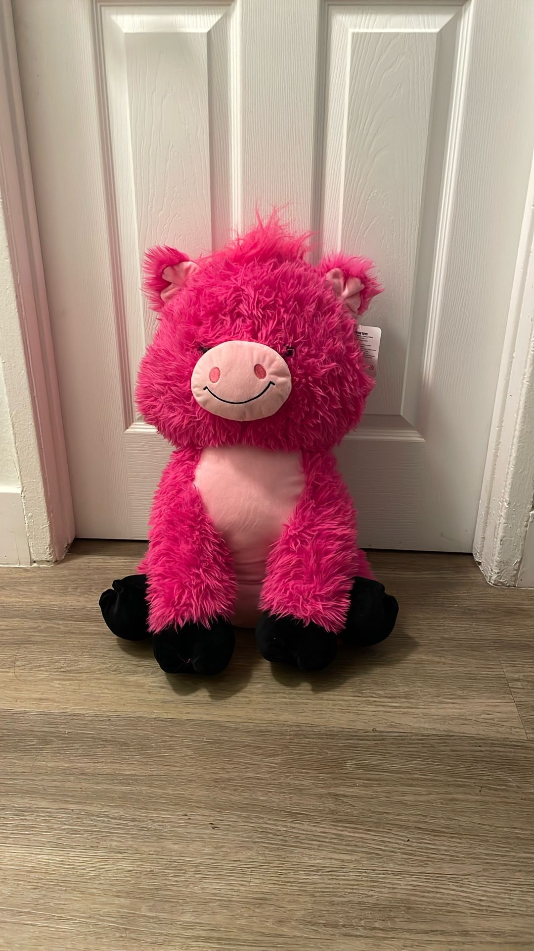 Pink Bull Stuffed Animal
