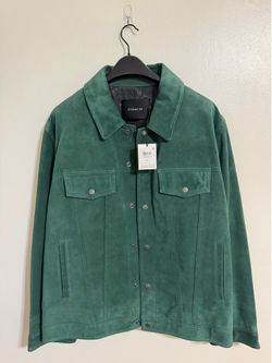 Men’s COACH Suede Leather Jacket
