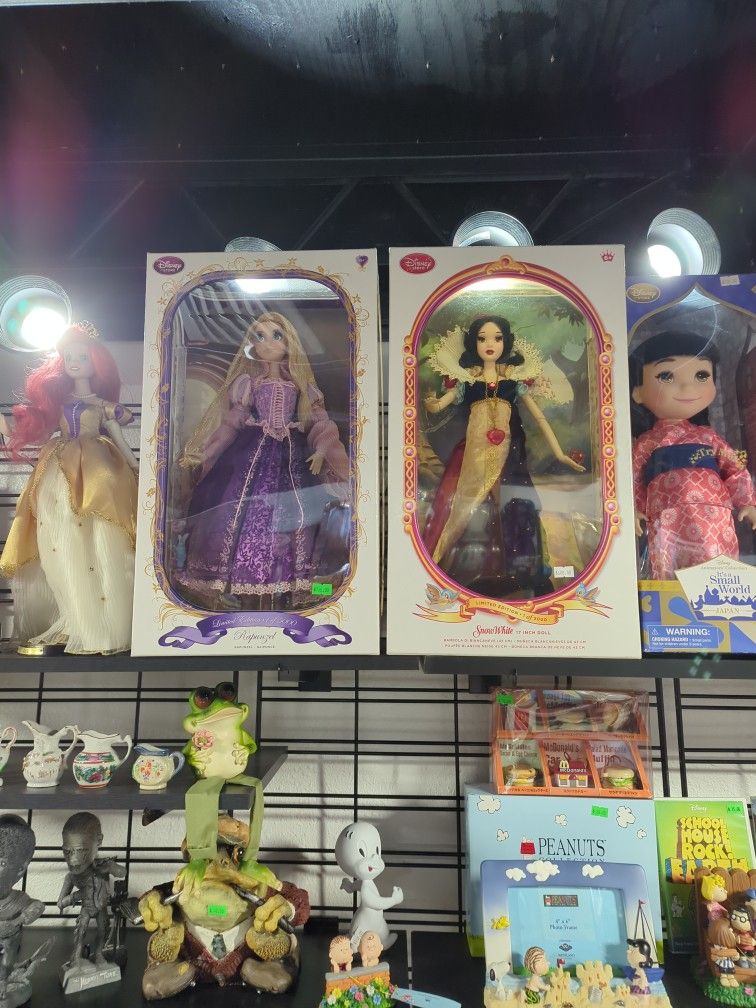 New Inbox Limited Edition 5000 Only Made Snow-white And Rapunzel Dolls
