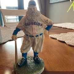 Cooperstown Santa Statue 1936 Brooklyn Dodgers