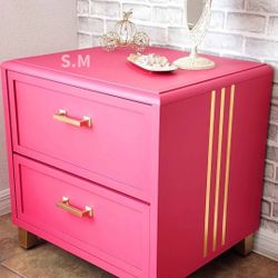 Nightstand Side Table 