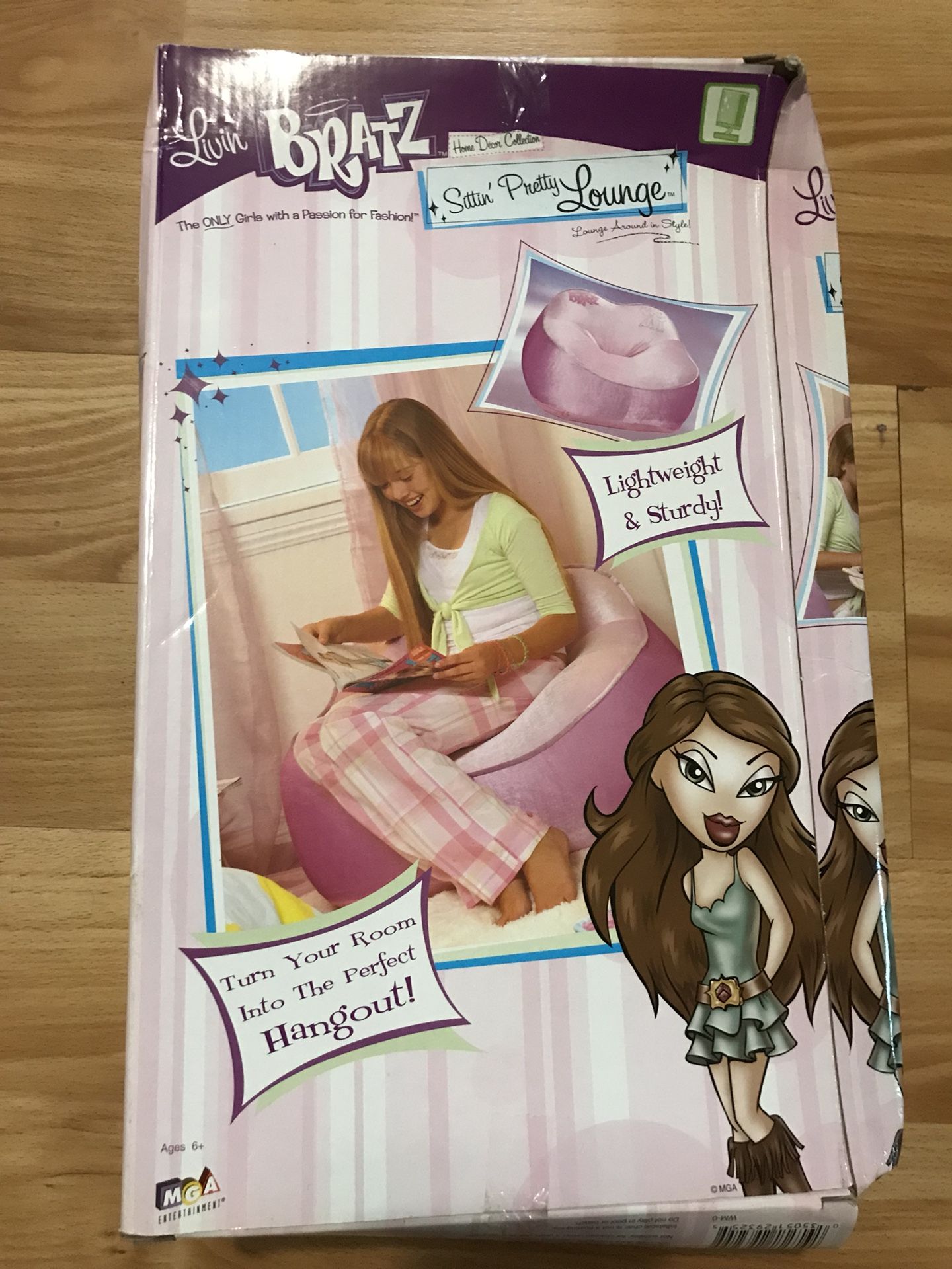 Bratz Sittin Pretty Lounge Inflatable Chair New Sealed 18