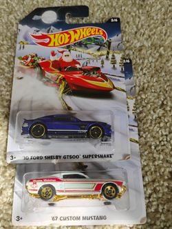 Hot Wheels Christmas Collection Lot Of 2