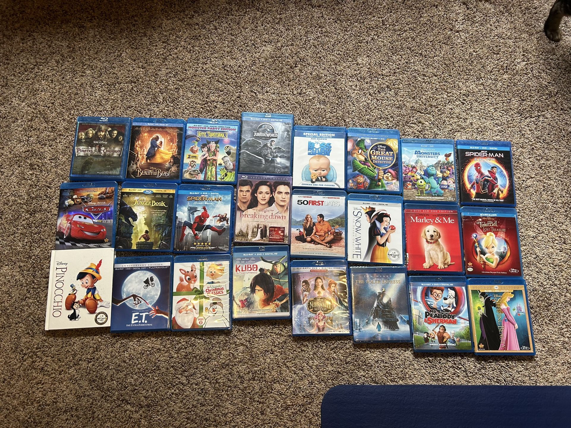 Disney, family blue Ray & Classic DVD Collection