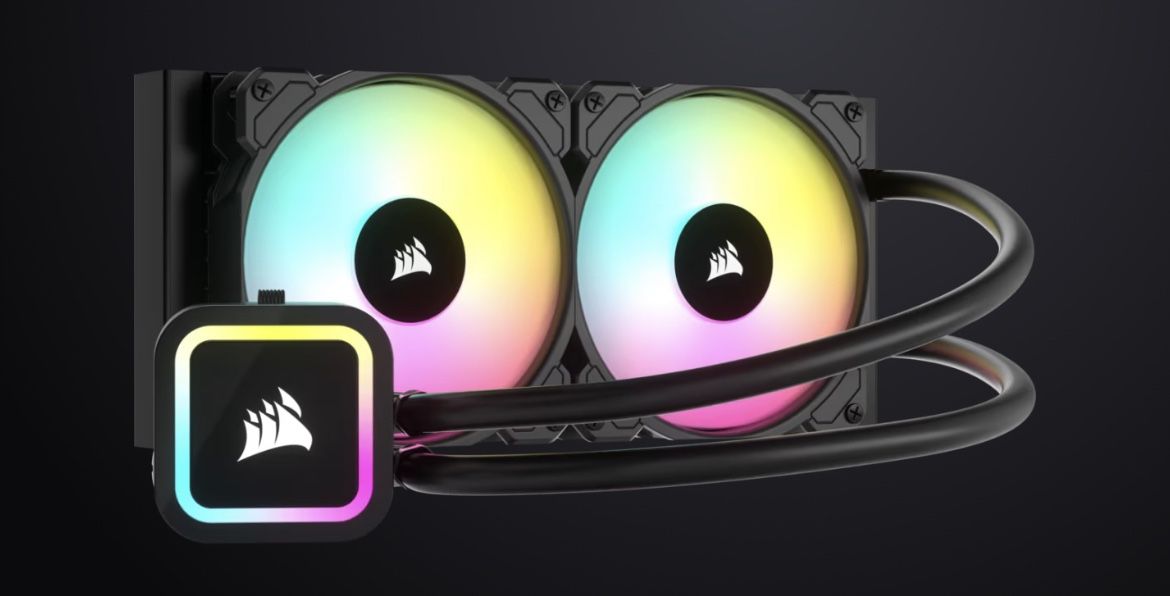 Corsair H100x RGB ELITE 240mm CPU Water Cooling Kit M/N cw-(contact info removed)-ww2. Comes as shown. If not in pictures, it is not included