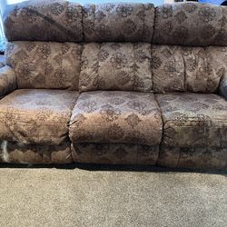 Couch Double Recliner
