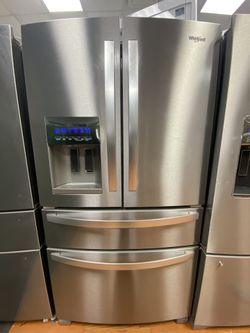 Refrigerador 36”inch 4 Puertas Dispesadores Digitales 