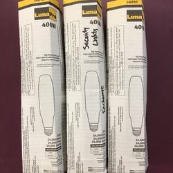 LumaPro High Pressure Sodium Lamp Bulbs, 54EP65, 400W (3 Total)