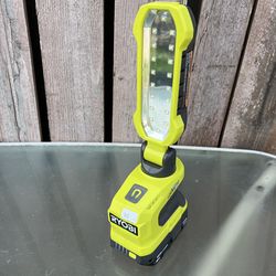 Ryobi 18V Cordless Hybrid LED Work light with 2.0Ah Battery / New
