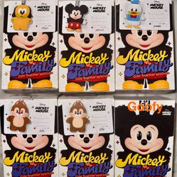Mickey Family Cute together keychain  from pop mart-Confirmed most Sealed in bag and one open 
