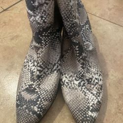 Snake Skin Boots 