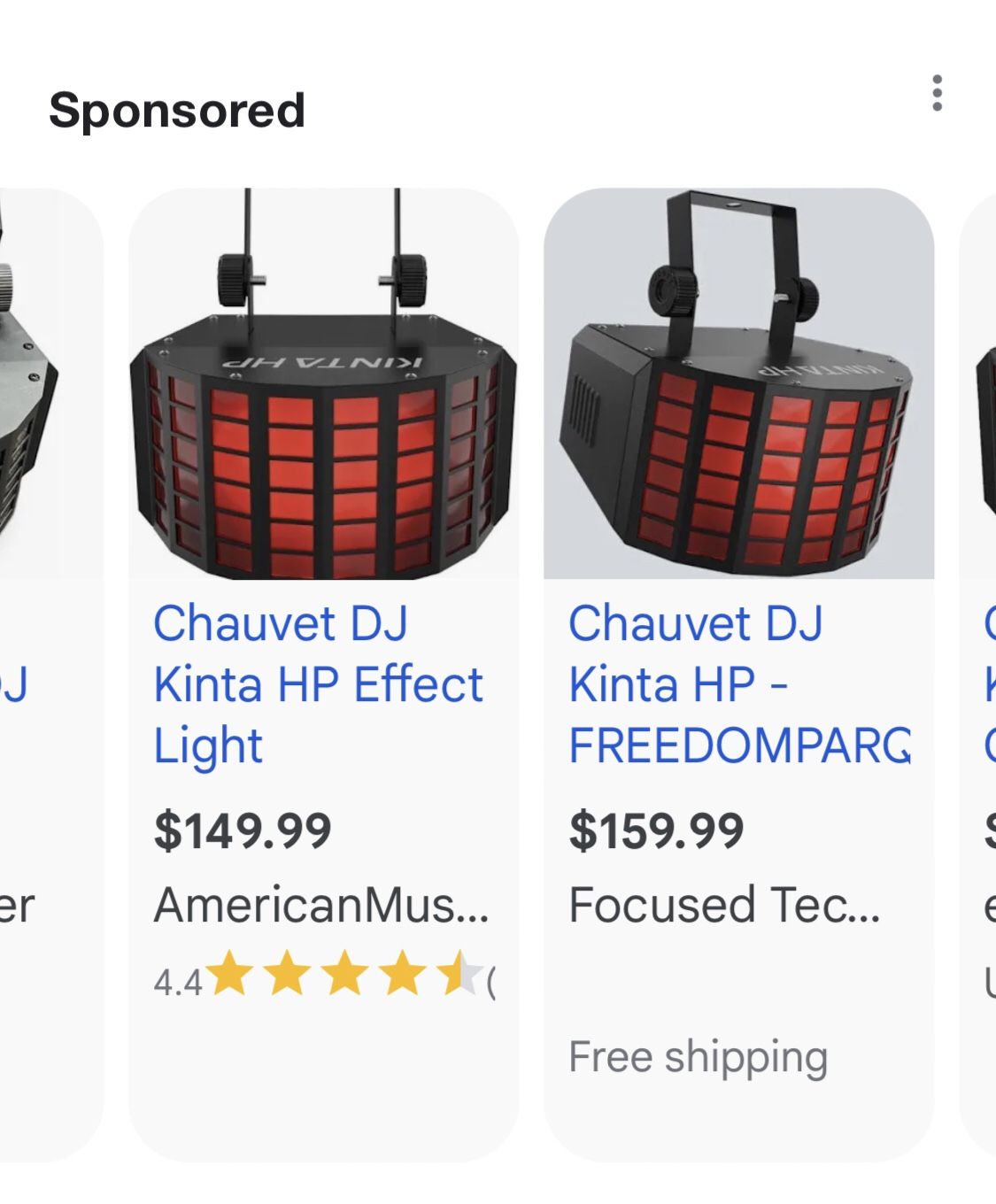 Chauvet Kinta HP Dj Light.