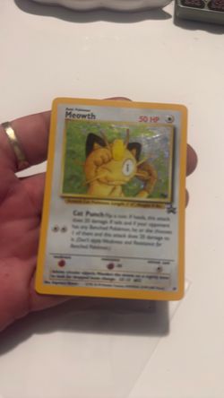 Meowth Pokémon Trading Card 50 HP