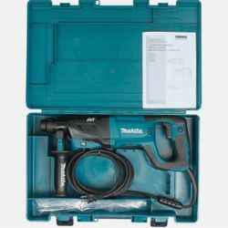 Makita HR2641X1 SDS-PLUS AVT Rotary Hammer with Case and 4-1/2" Angle Grinder