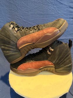 Jordan 12 Retro SP A Ma Maniére Black Burgundy Crush 10.5W/9M