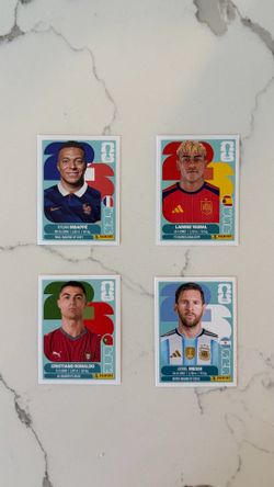 4 pack Panini World Cup 2026 Base Stickers